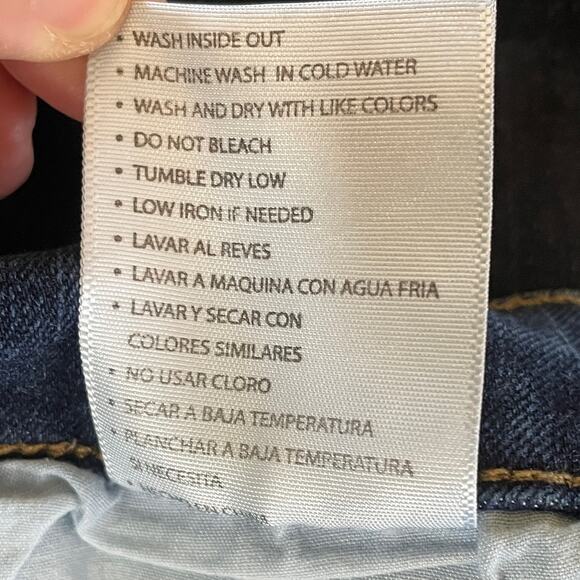 KanCan Skinny Blue Jeans Women Junior 13/30 Zip Ankle Ripped Knees Stretch Denim - Picture 8 of 12